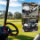 Heart Pattern Stretchable Steering Wheel Cover for Club Car 2