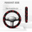 Heart Pattern Stretchable Steering Wheel Cover for Club Car 5