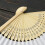White Silk Bamboo Handheld Folding Fan 30 Pack 7