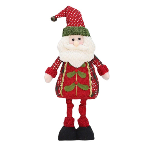 Papai Noel de pelúcia extensível com pernas flexíveis. 2