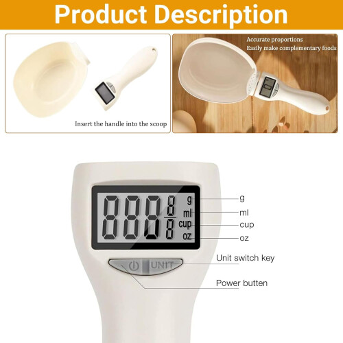 Electronic Measuring Spoon800g0.1g LCD Kitchen Baking Pet 2