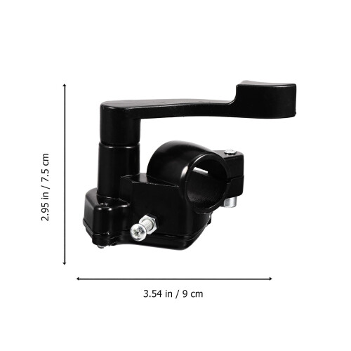 Motorcycle Throttle Cable Kit Aluminum Lever Thumb Control 2