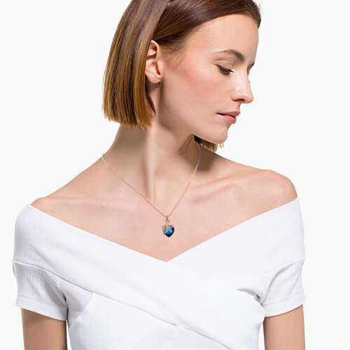 Collier urne papillon en forme de cœur, acier inoxydable, crémation 2