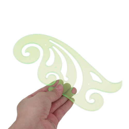 Plastic Stencils Circle Oval 9 pcs 2