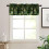 Hunter Green Marble Window Valance Abstract Hexagon Texture 4