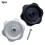RV Window and Vent Knob Silver 1" Shaft 2-1/4" Dia 3 Pack 6