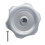 RV Window and Vent Knob Silver 1" Shaft 2-1/4" Dia 3 Pack 3