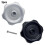 RV Window and Vent Knob Silver 1" Shaft 2-1/4" Dia 3 Pack 5