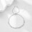 925 Sterling Silver Paperclip Anklet Adjustable Dainty Chain 6