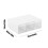 Organizer da scrivania con cassetto in plastica trasparente impilabile 3
