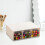 Organizer da scrivania con cassetto in plastica trasparente impilabile 4
