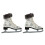 Ice Skate Pendant Decoration for Christmas Tree White Gray 3