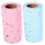Tulle Netting Fabric Light Blue with Gold Sequins 2 pcs 5