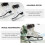 Ice Skate Pendant Decoration for Christmas Tree White Gray 5