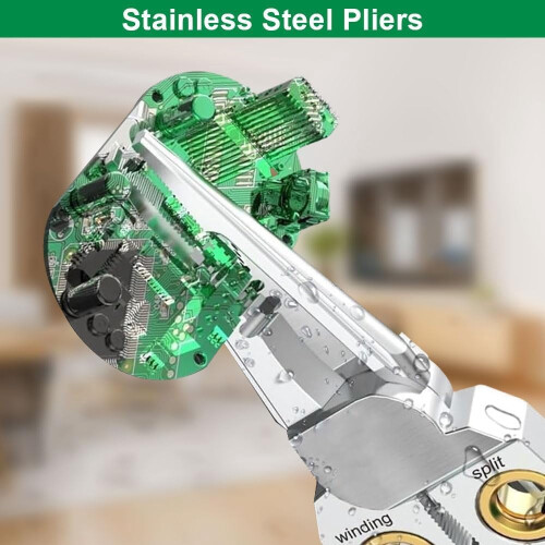 Wire Stripping Pliers with Voltage Tester 8-in-1 1