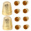 Metal Thimble Ring for Sewing Finger Protection 10 pcs 4