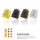 Metal Thimble Ring for Sewing Finger Protection 10 pcs 5