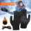USB Heated Knitted Gloves Full-Finger Touchscreen Winter 4