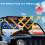 Bald Eagle US Flag Windshield Sunshade for Jeep Wrangler TJ 4