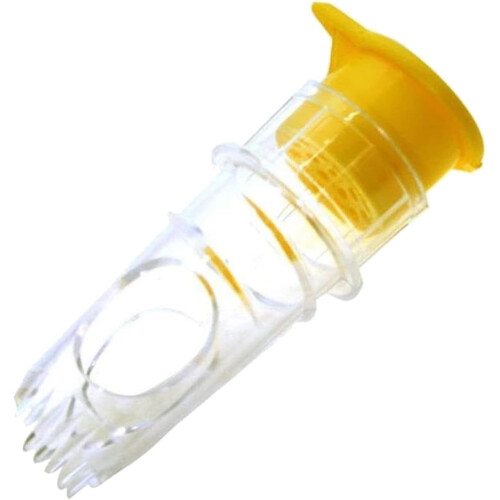 Mini portable lemon juicer with built-in filter and lid 1