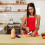 Bow Apron for Cooking Nylon Spandex 1 Piece 4