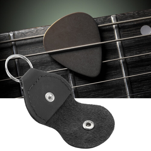 ANGGREK Guitar Pick Bag Soft PU Leather 1 Pack 1