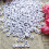 Acrylic Letter Beads Round A Black White 1000Pcs 2