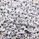 Acrylic Letter Beads Round A Black White 1000Pcs 3