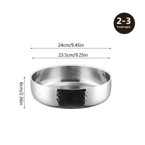 Stainless Steel Cooking Pan for Kitchen and RV Camping 1