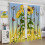 Sunflower Curtains with Butterflies Yellow Rustic Blackout 5
