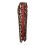 Women's Leopard Print Red Drawstring Wide Leg Pants 7