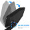 Motorcycle Rear View Mirrors Black Adjustable Rotatable 1 3