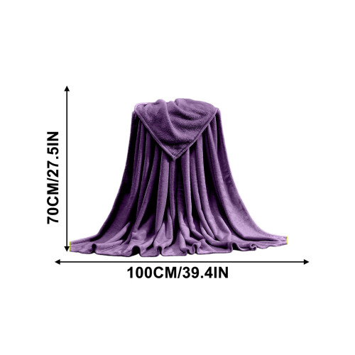 Fleece Plush Throw Blanket Microfiber Soft Cozy 50x60in 2