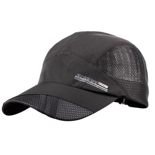 Men's quick-dry mesh baseball cap UV protection adjustable 2