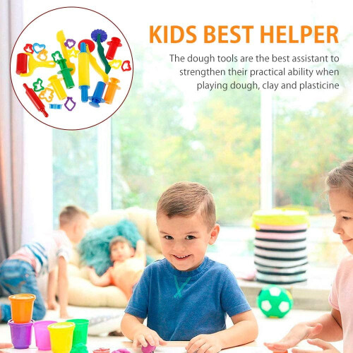 Dough Tools Kit Plastic Rollers and Cutters 23 Pcs 1