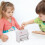 Mini Piano Ornament Set White with Stool and Sheet Music 6