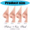 Stainless Steel Zircon Nose Studs 4 pcs 1.5–3mm 3