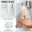 Floral Hummingbird Kitchen Bath Towel Set 3-Pc 6