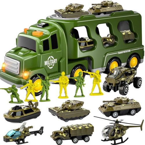 Toy Car Collection Set with Storage Case 12pcs 1