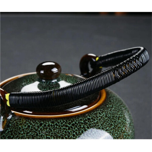 Ceramic teapot vintage celadon 700 ml 2