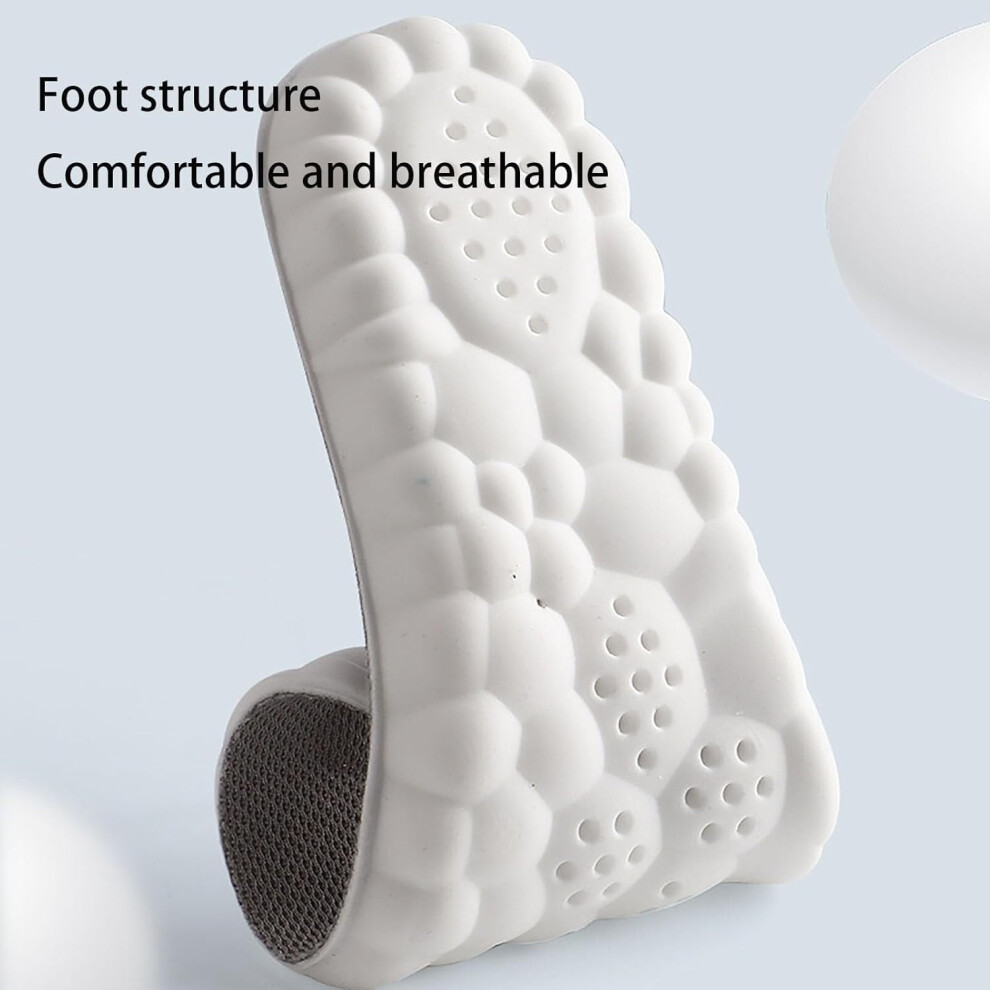 PU shoe insoles soft breathable shock-absorbing trimmable