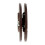 Metal Sew-on Press Stud Snap Fasteners 25mm Coffee 5 Sets 3