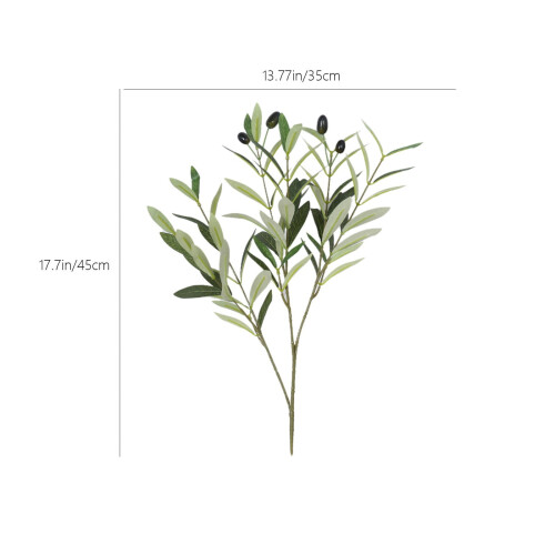 Artificial Olive Branches 18 Inch 2