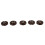 Metal Sew-on Press Stud Snap Fasteners 25mm Coffee 5 Sets 8