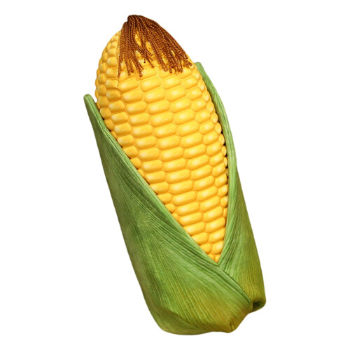 Maize Yellow Floor Cushion 18In Double-Stitched Corn Decor 1