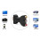 Male to 3 RCA Female Composite AV Adapter 4
