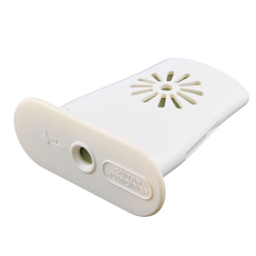 White Guitar Humidifier Plastic Sponge Design 1 2