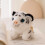 White Tiger Keychain Plush Mini Stuffed Animal with Clip 6