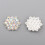 Rhinestone Flower Embellishments Flatback Beads 10pcs 3