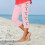 Damen-Yogahose mit Baseballmuster, Capri-Länge 71 cm 2